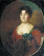 Aleksei Matveev Portrait of Anastasia Golicyna oil painting reproduction